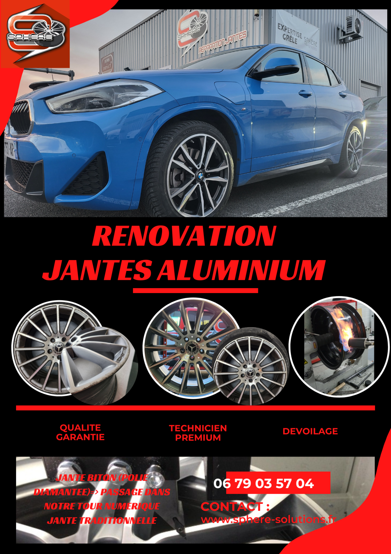 SPHERE DSP ET REPARATION JANTES